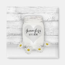 Mason Jar et Daisies
