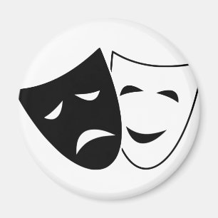 Aimant Masque de comédie et de tragédie