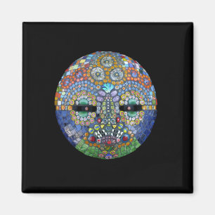 Aimant Masque de mosaïque de marge