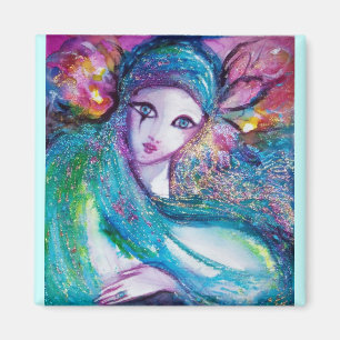 AIMANT MASQUE EN BLEU