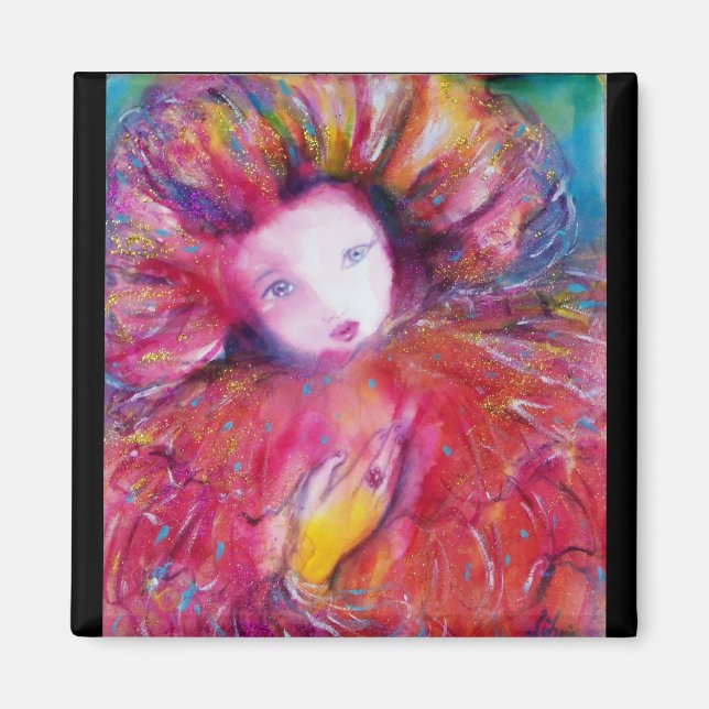 AIMANT MASQUE EN ROUGE (Devant)