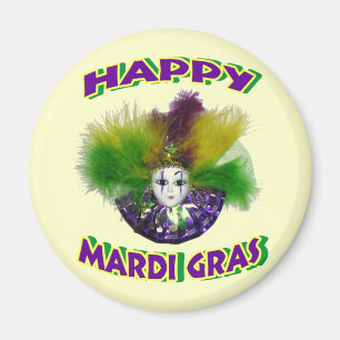 Aimant Masque fait varier le pas de mardi gras