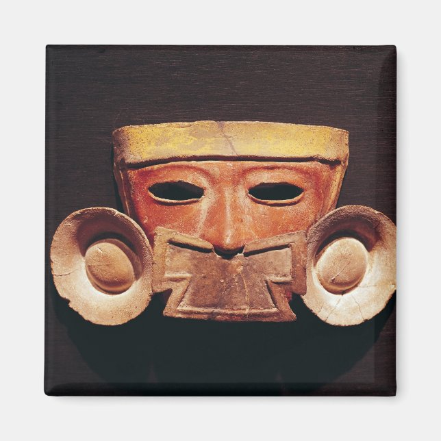 Aimant Masque humain, de Teotihuacan (Devant)