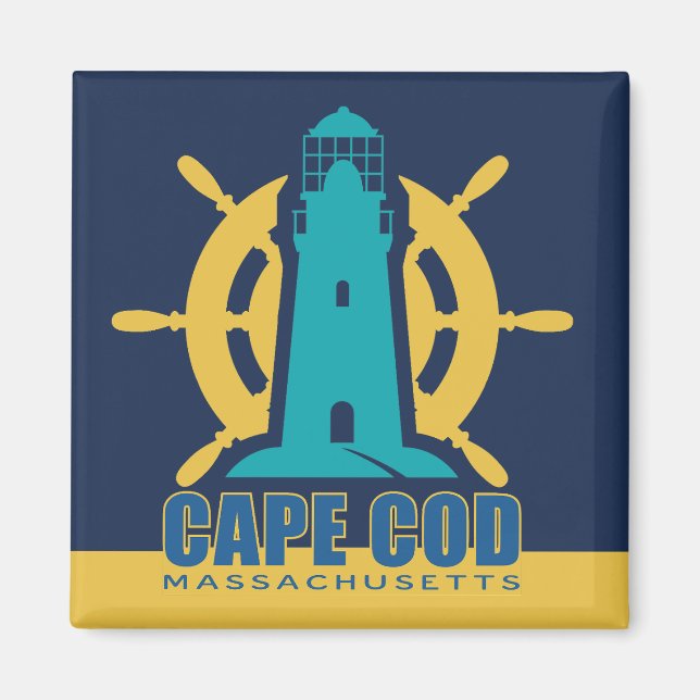 Aimant Massachusetts de Cape Cod (Devant)