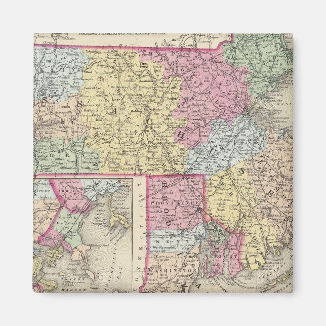 Aimant Massachusetts Et Rhode Island 2 (Devant)