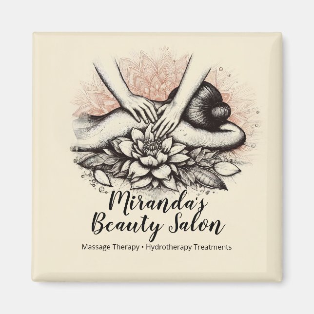 Aimant Massage Thérapie Guérison Mains Énergie Spa Bien-ê (Devant)