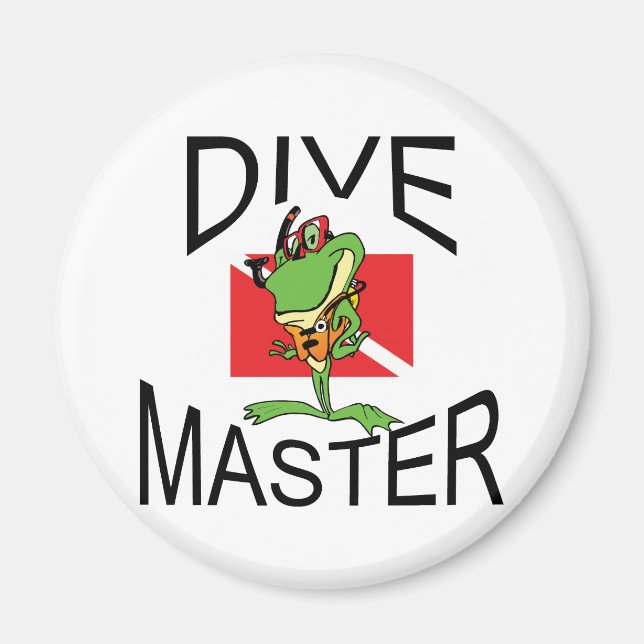 Aimant Master Diver SCUBA (Devant)