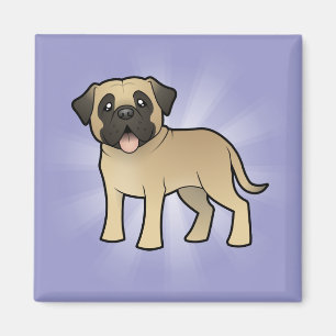 Aimant Mastiff/Bullmastiff de bande dessinée