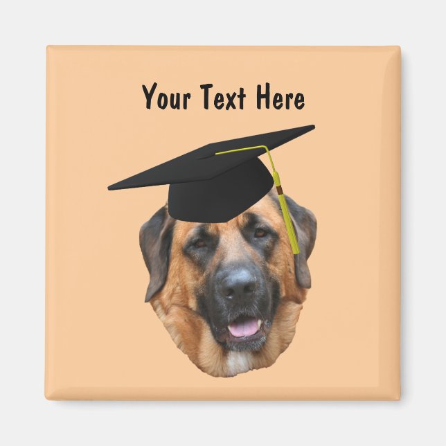 Aimant Mastiff dans le cadre de la graduation Cap Funny D (Devant)