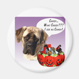 Aimant Mastiff (fawn) Halloween Candy