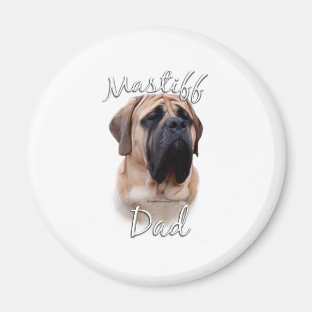 Aimant Mastiff (fawn) Papa 2 (Devant)