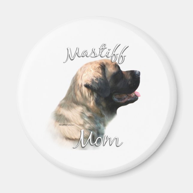 Aimant Mastiff (fluffy) Maman 2 (Devant)