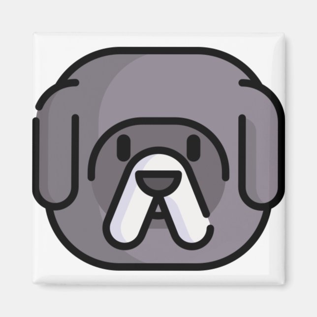 Aimant Mastiff tibétain (Devant)
