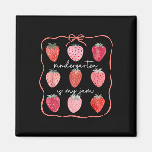 Aimant Maternelle Groovy Est Mon Jam Enfantino Fraise
