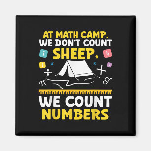 Aimant Math Camp Math Camper Mathematician Camping Mathem