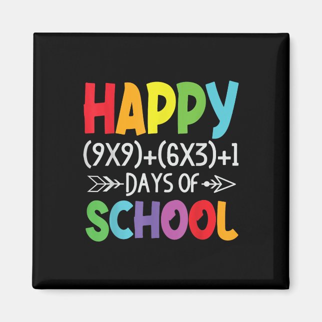 Aimant Math Formula 100 Jours De Cadeaux Scolaires Enseig (Devant)