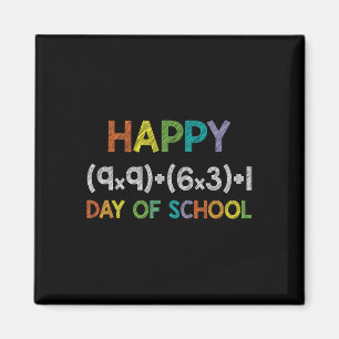 Aimant Math Formula 100 Jours D'École 100ème Jour Fun Cut