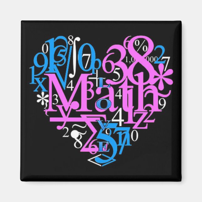 Aimant Math Love (Devant)