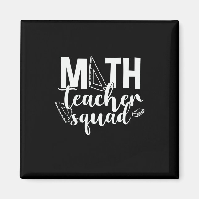 Aimant Math Teacher Math Teacher Squad (Devant)