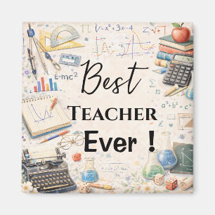 Aimant Math Teacher Thank You Gifts   End of School Year