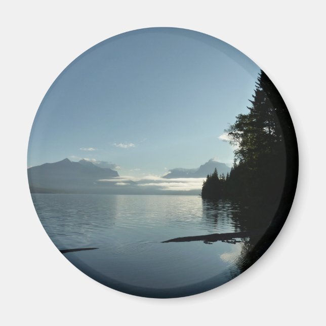 Aimant Matin au lac McDonald dans le parc national des Gl (Devant)