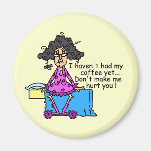 Aimant Matin Avant Humour Café