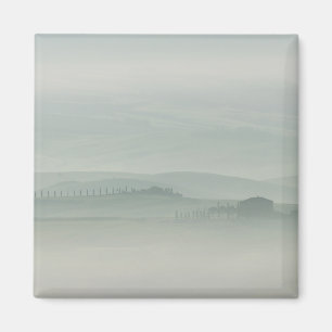 Aimant Matin en pastel en Toscane brumeuse