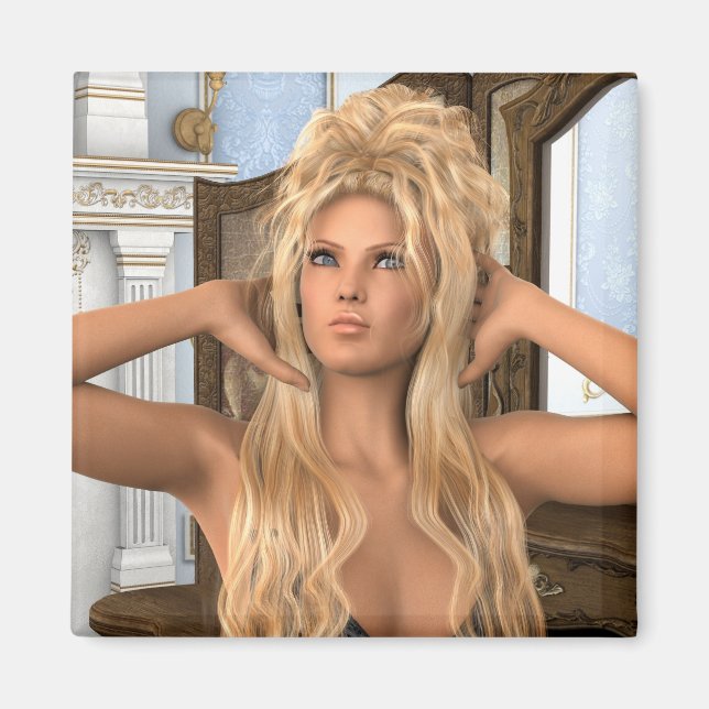 Aimant Matin vintage (Devant)