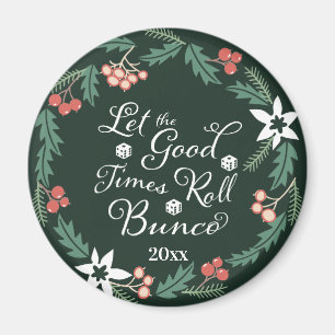 Aimant Matrices de guirlande de vacances de Joyeux Noël