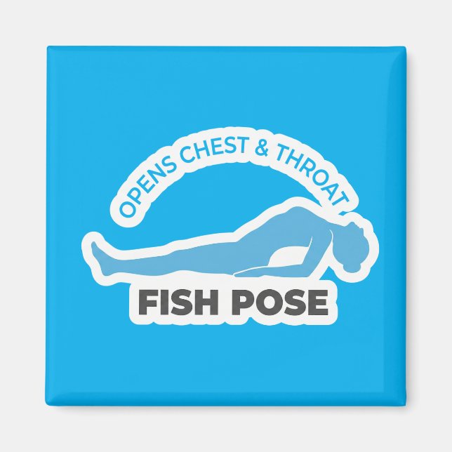 Aimant Matsyasana Pose du Poisson • Ouvre la Poitrine et  (Devant)