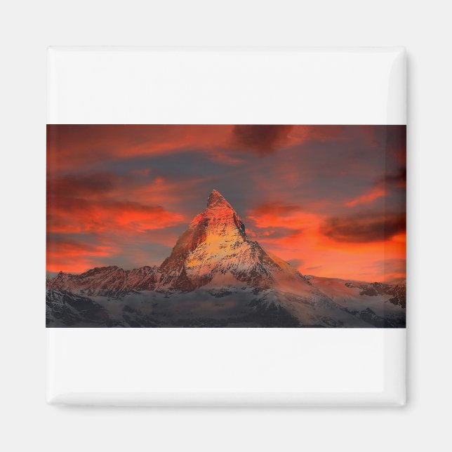 Aimant Matterhorn Peak à Dawn (Devant)