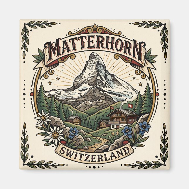 Aimant Matterhorn Suisse (Devant)