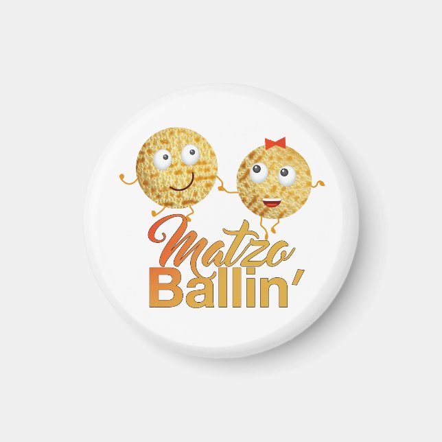 Aimant Matzo Ballin'. Pâque, Seder Pesach (Devant)