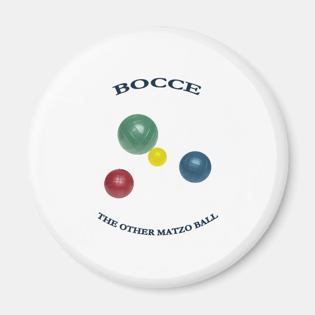 Aimant Matzo Bocce Ball (Devant)