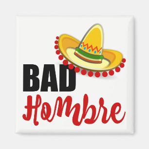 Aimant Mauvais Hombre coloré Sombrero