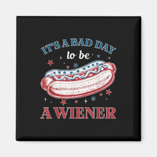 Aimant Mauvais jours Hotdog Wiener 4 juillet Patriotique 