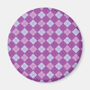 Aimant mauve (rond)