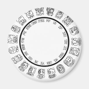 Aimant maya-calendrier