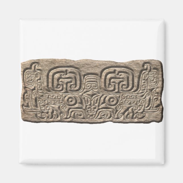 Aimant Mayan Jaguar-stone (Devant)