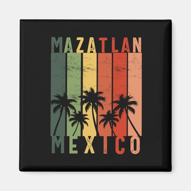 Aimant Mazatlan Mexique Souvenir Vacances Mexicaines Homm (Devant)