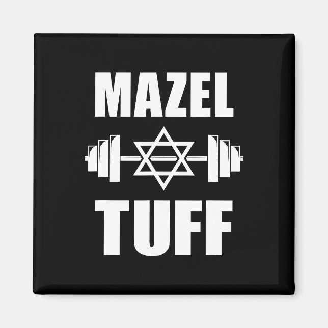 Aimant Mazel Tuff Drôle entraînement juif (Devant)