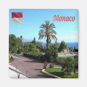 Aimant MC - Monaco - Jardin - Casino