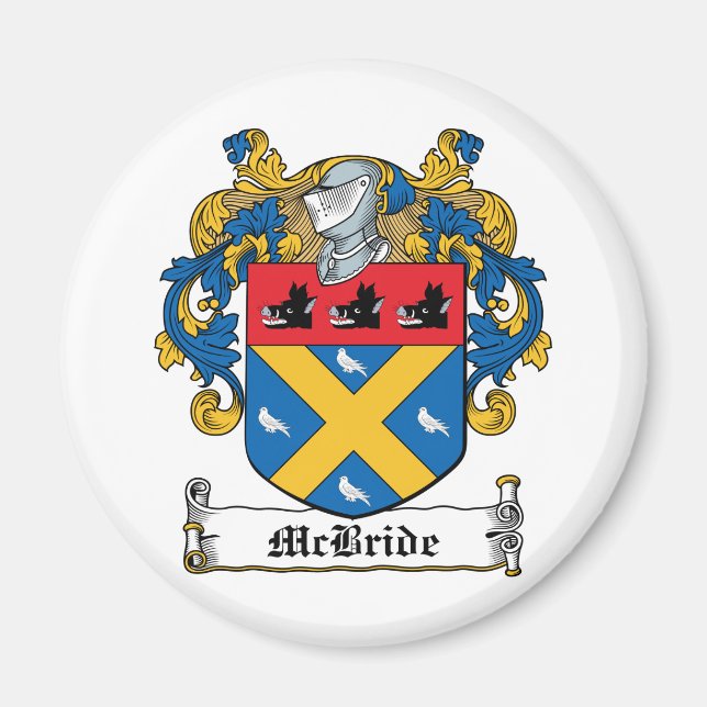 Aimant McBride Family Crest (Devant)