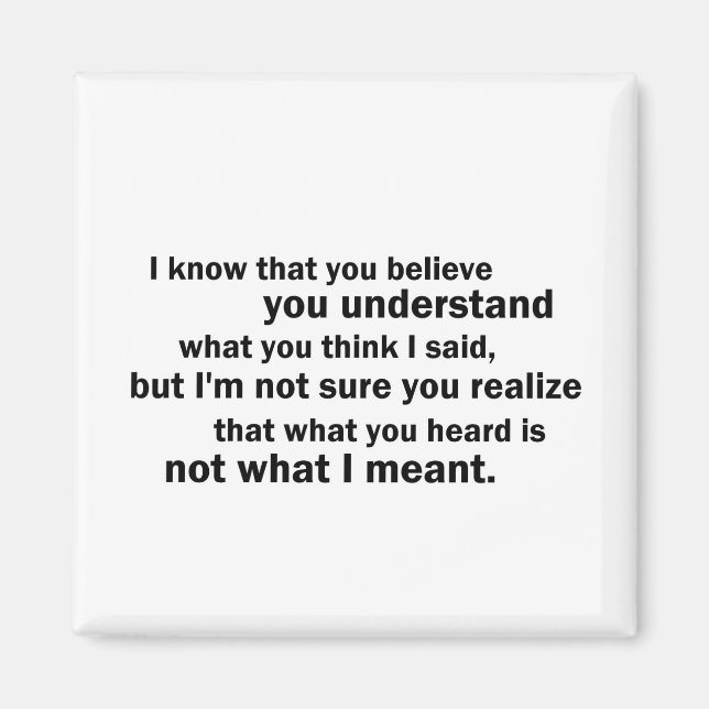 Aimant McCloskey sur la compréhension (Devant)