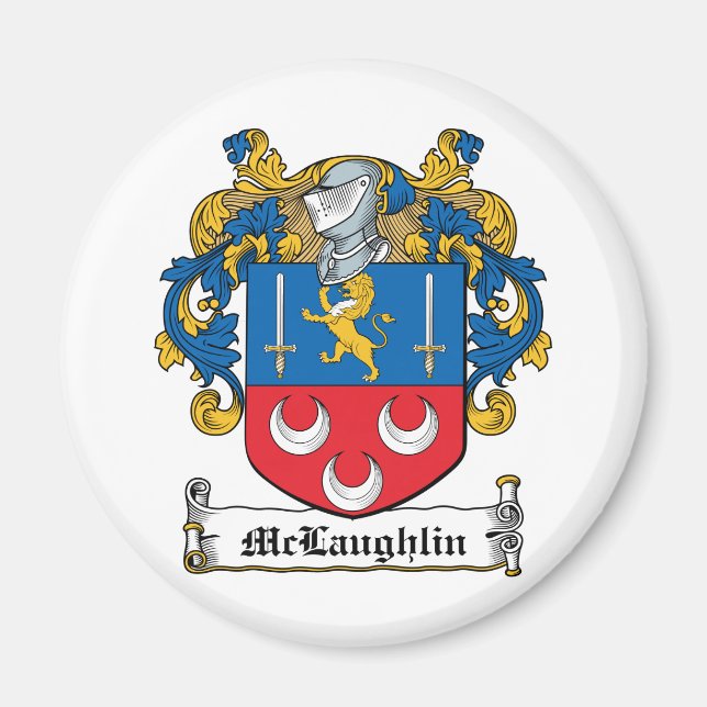 Aimant McLaughlin Family Crest (Devant)