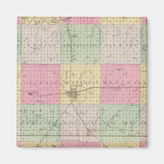 Aimant McPherson County, Windom, Kansas (Devant)