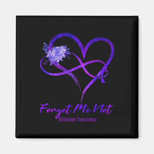 Aimant Me Not Alzheimerheimer Awareness (Devant)