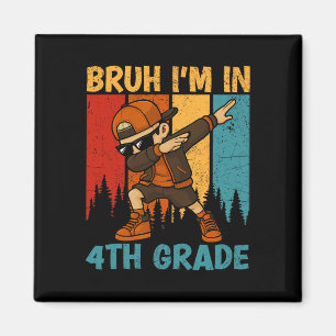 Aimant Mec je suis en 4e classe quatrième classe garçon q