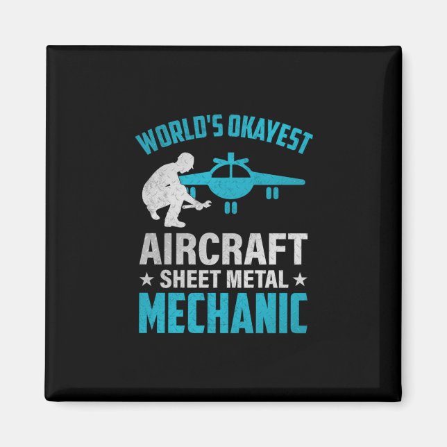 Aimant Mécanique du monde le plus Okayest mécanique (Devant)