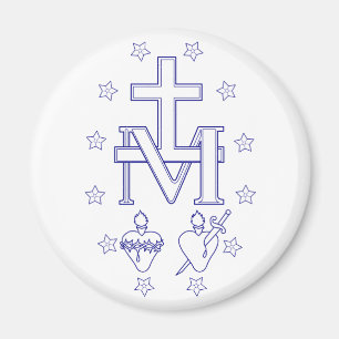 Aimant Médaille de Notre-Dame des Grâces Beaux-Arts Mirac